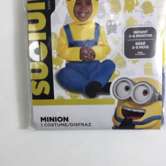 Minion Infant Costume - Yellow and Blue - Picture 3 of 6